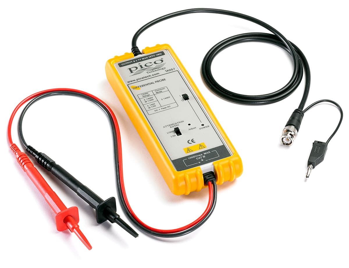 TA057 25 MHz 1400 V Differential Probe | Pico Technology