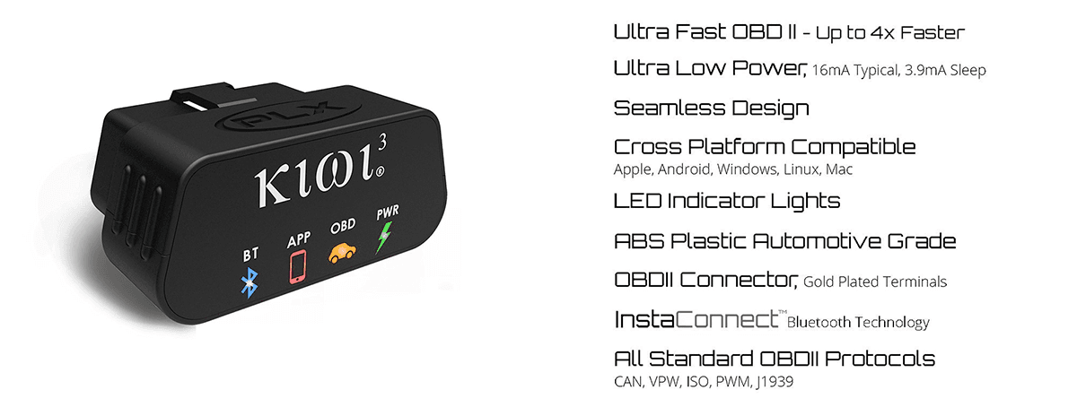 Kiwi App OBD2 OBDII Diagnostic Software | Apple and Android