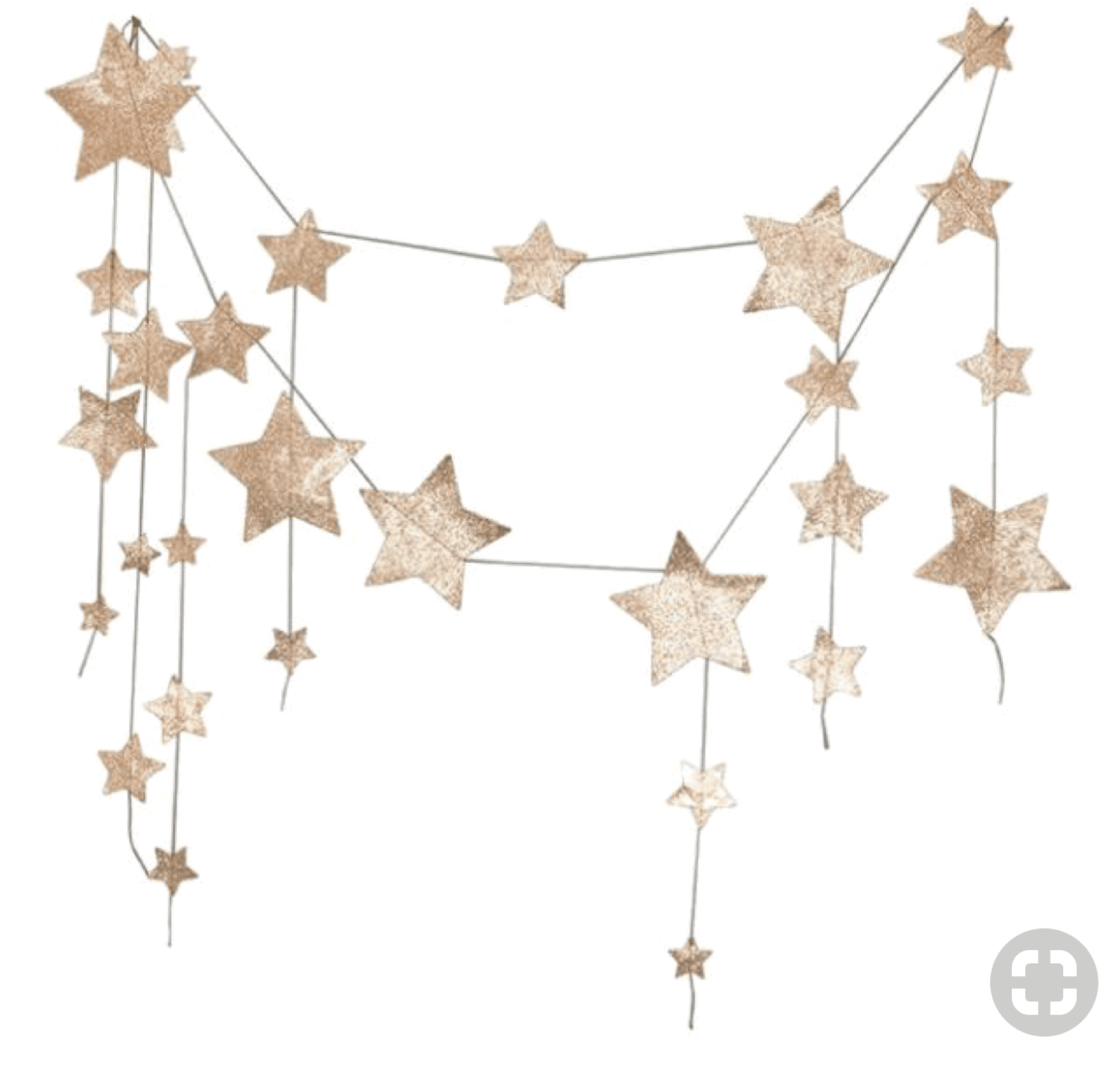 Star Garland, Holiday, Decorative, Home Decor, String Lights PNG