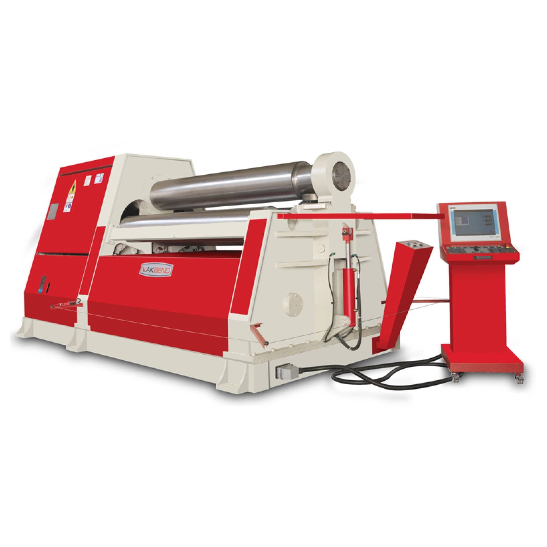 4-Roll hydraulic plate bending machine Akyapak AHS - Polteknik