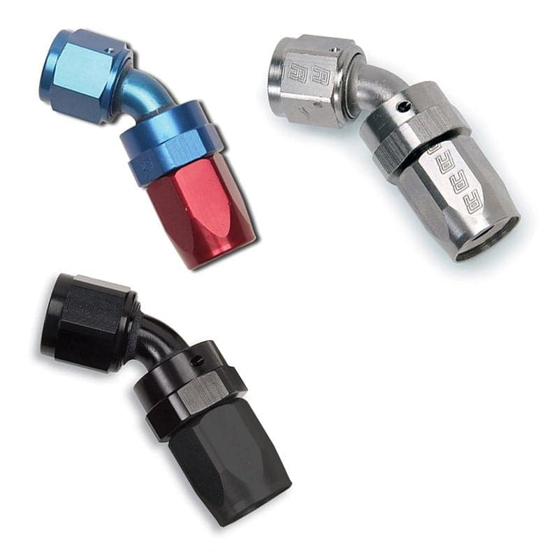 Russell Full Flow 45 Degree Swivel Hose End | POLY PERFORMANCE