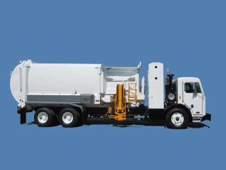 2014 Peterbilt CNG Labrie Automizer Automated Side Loader Garbage Truck ...