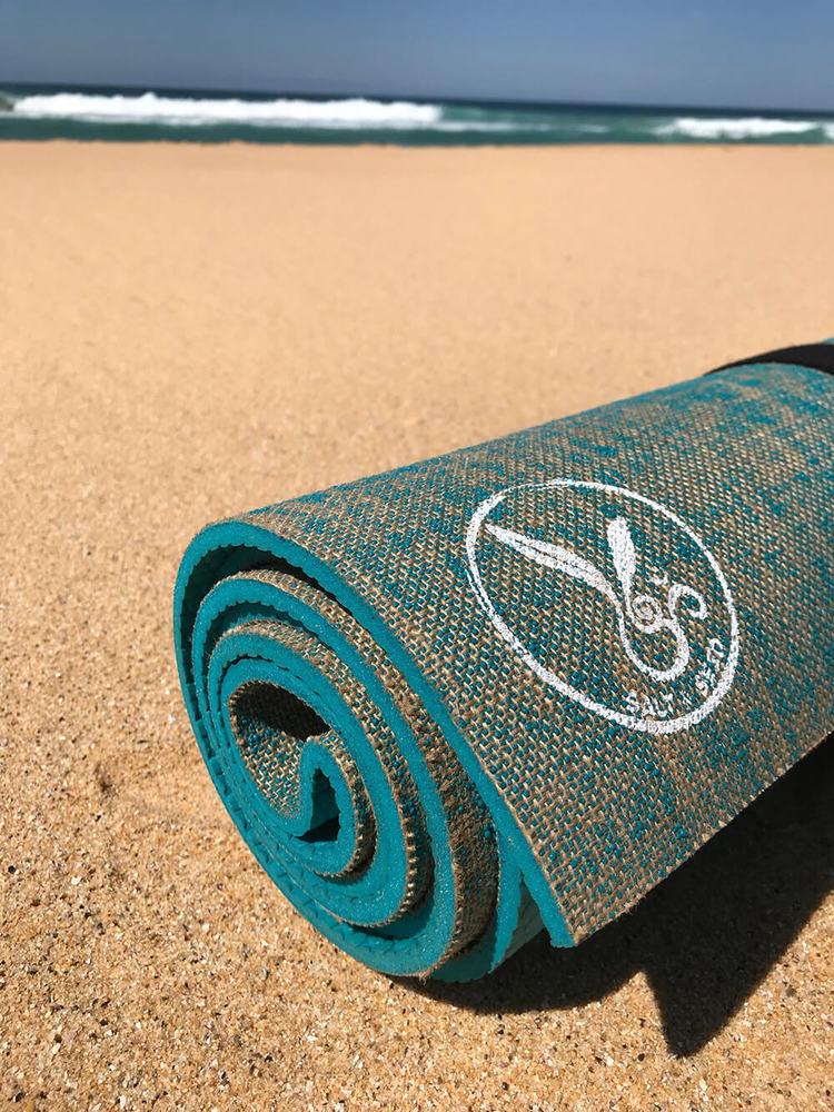 YOGA Mat, Hemp & Eco Rubber - Salt & Seed