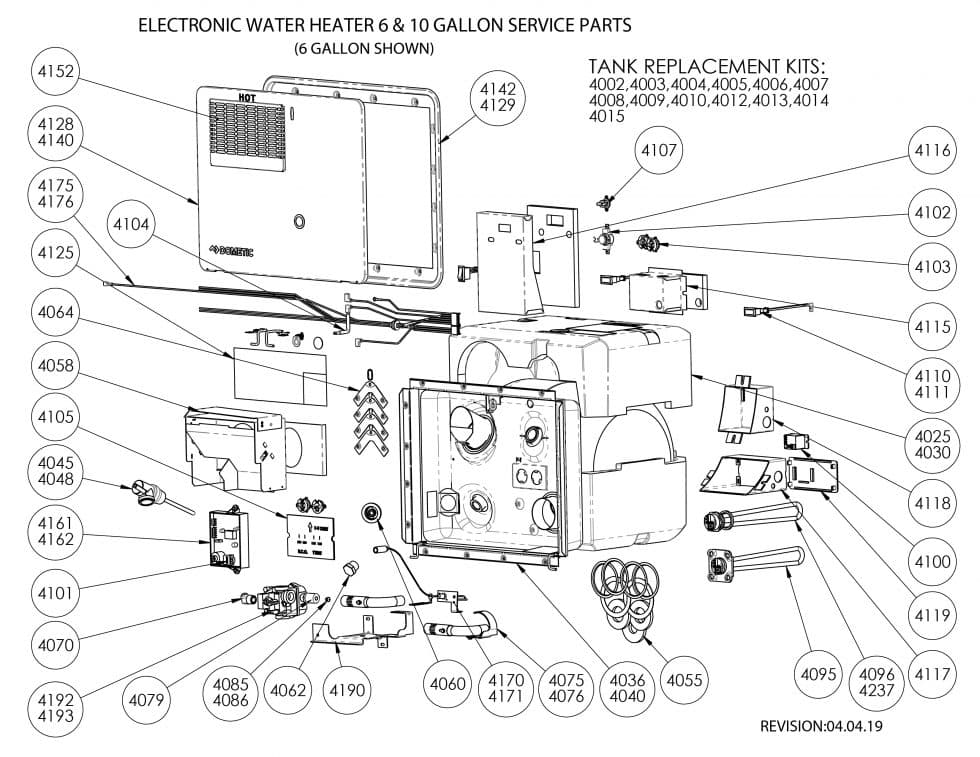 Atwood-Dometic Water Heaters G6A-8E - RentForFun RV