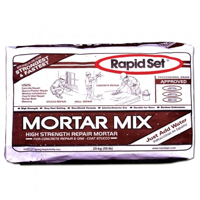 CTS Rapid Set 55 Pound Bag Mortar Mix - Runyon Surface Prep