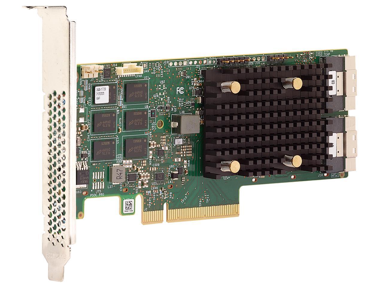 Broadcom 9560-8I MegaRAID 12Gb/s SAS/SATA/PCIe Gen 4.0 (NVMe) Tri-Mode ...