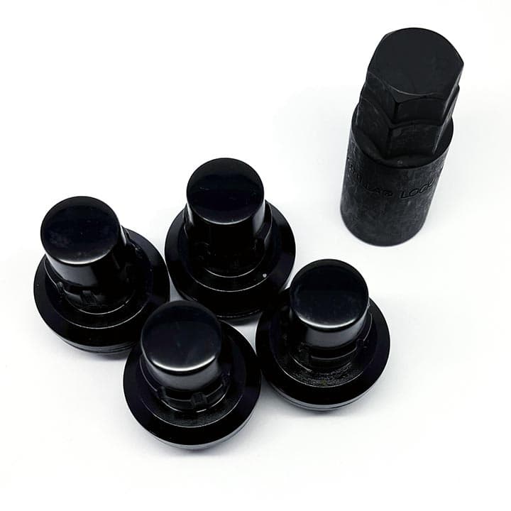 Black Mag Shank Wheel Locks - Toyota Tundra, Lexus And Land Rover (4 ...