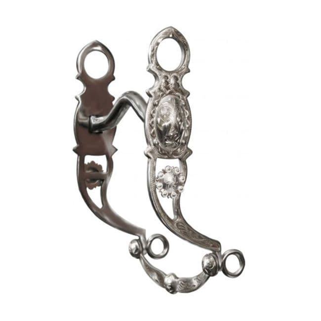 Shiloh Stables and Tack: Showman® stainless steel silver show bit with ...