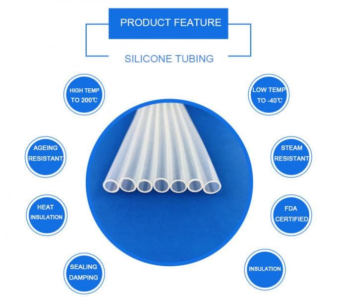 Food Grade Flexible Silicone Tubing For Brewing And Liquid Transport Device