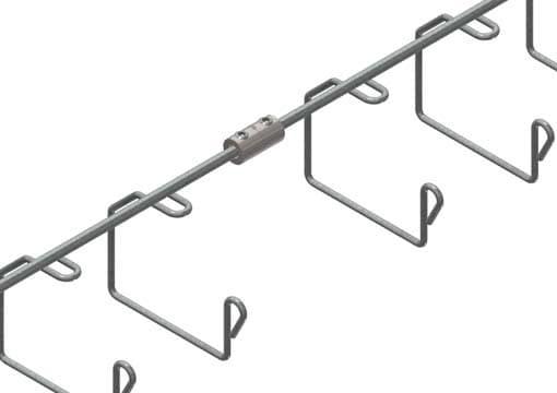 501 Series Hand Bendable Wall Mount Cable Tray Accessories | Snake Tray