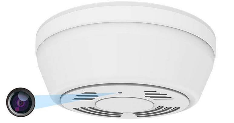 FUVISION Hidden Camera Smoke Detector - Spy Goodies