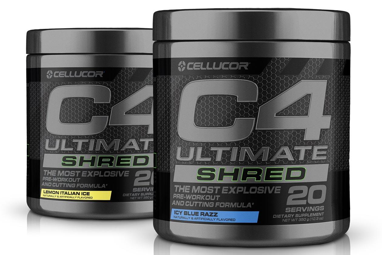 C4 Ultimate Shred gets two new flavors and a slight label change - Stack3d