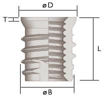 Trisert-3® self tapping inserts | Tappex Threaded Inserts