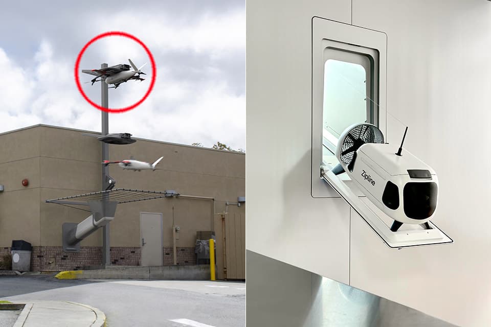 Zipline P2 Zip Delivery Drones Can Fly More Than 300-Feet Above Ground ...