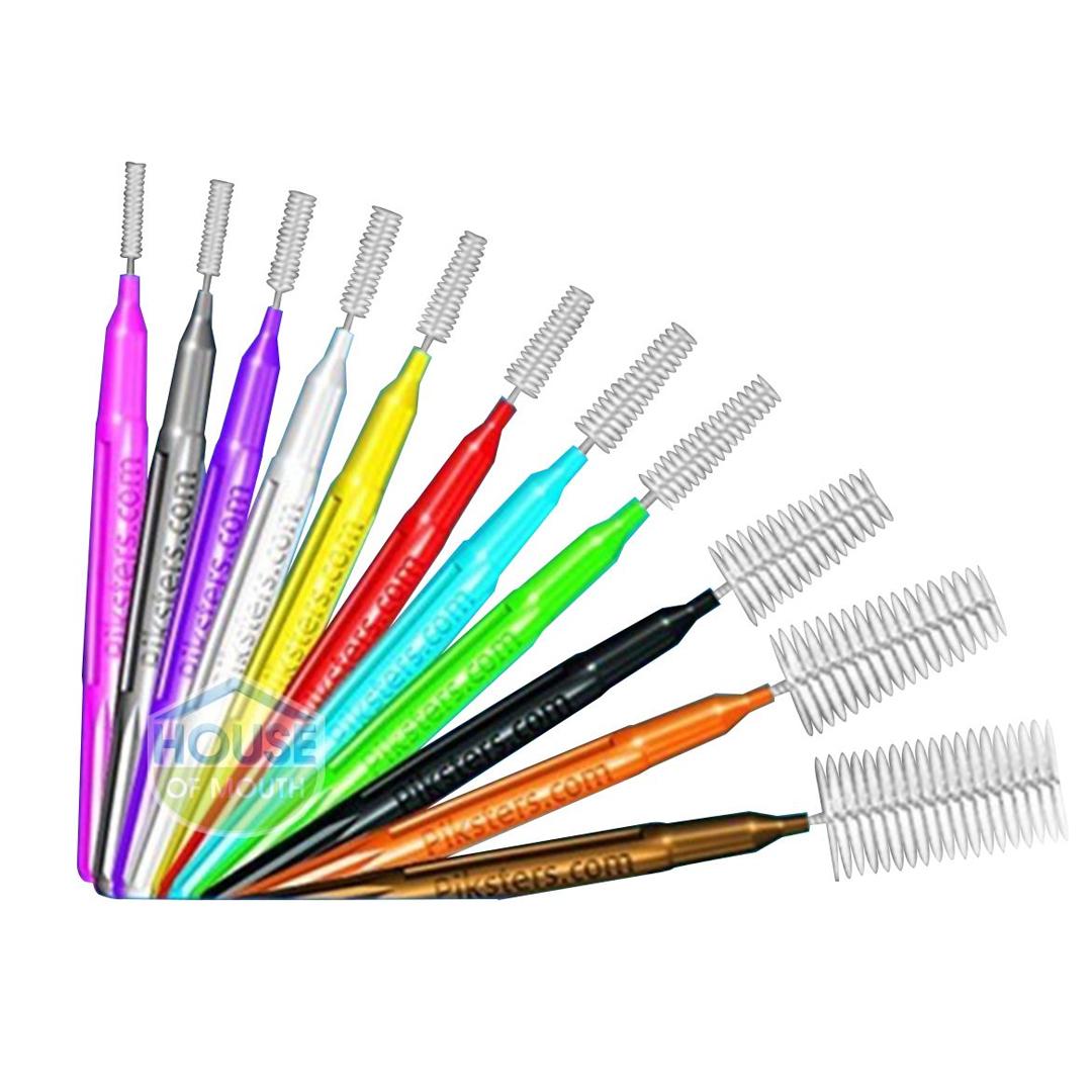 Piksters Interdental Brushes 7pk - Size 9 Brown | The House of Mouth™