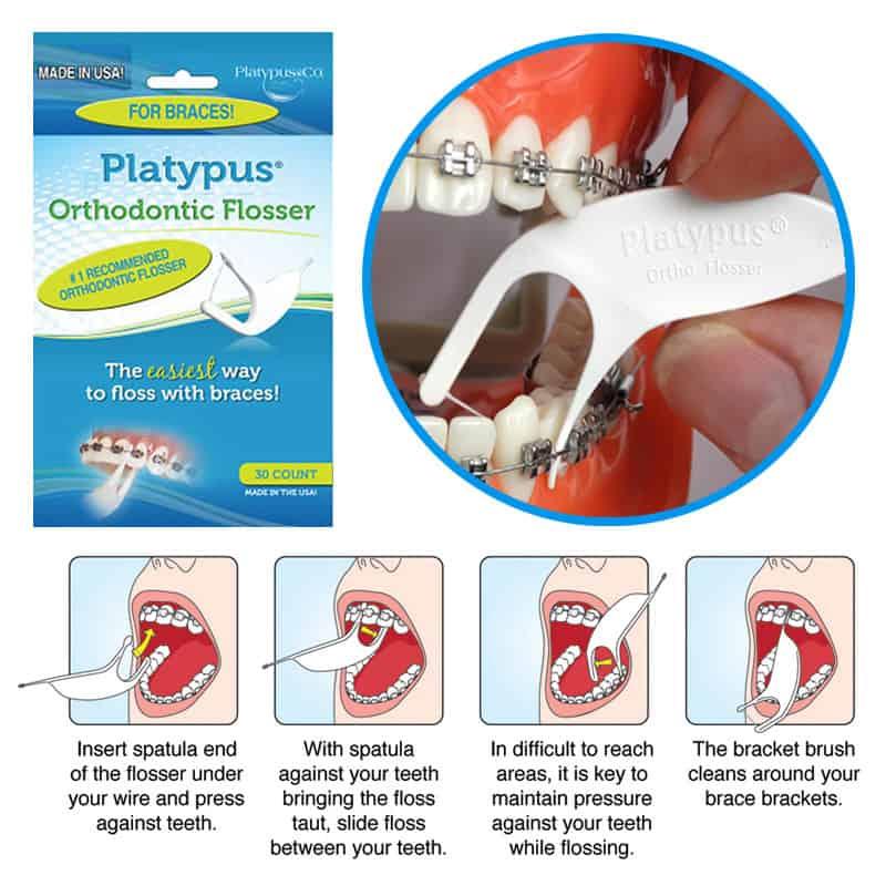 Platypus Flosser - Pack of 30, FREE Delivery