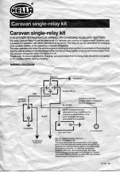 TheSamba.com :: Gallery - Caravan single-relay kit Hella 4RA 003 LGE-141