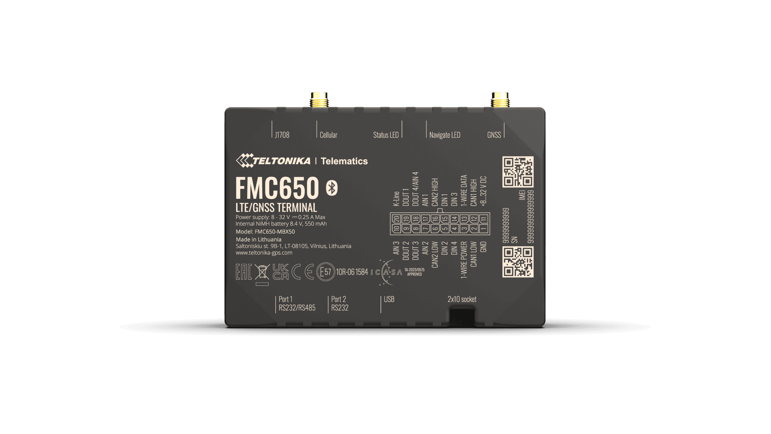 Teltonika FMC650 -4G LTE Cat 1 tracker for advanced applications high ...