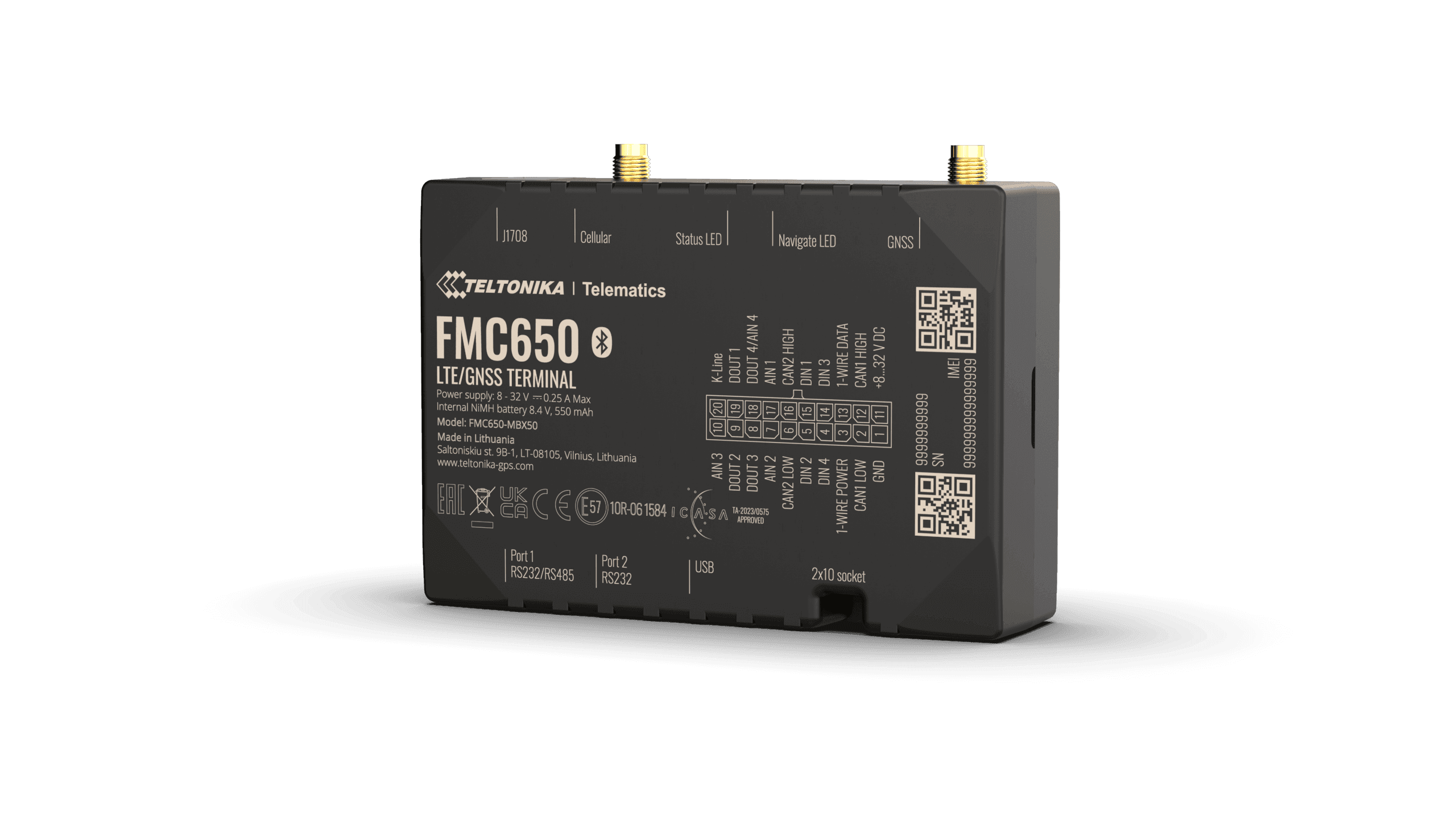 Teltonika FMC650 -4G LTE Cat 1 tracker for advanced applications high ...
