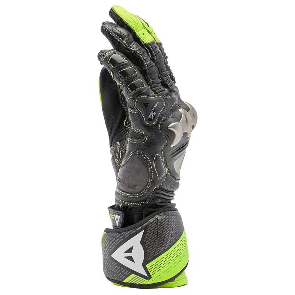 Dainese Full Metal 7 leather gloves Green | Motardinn