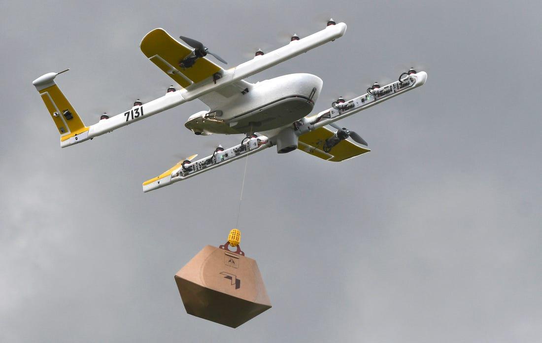 Google’s Wing drone deliveries soar during pandemic with 500% volume ...