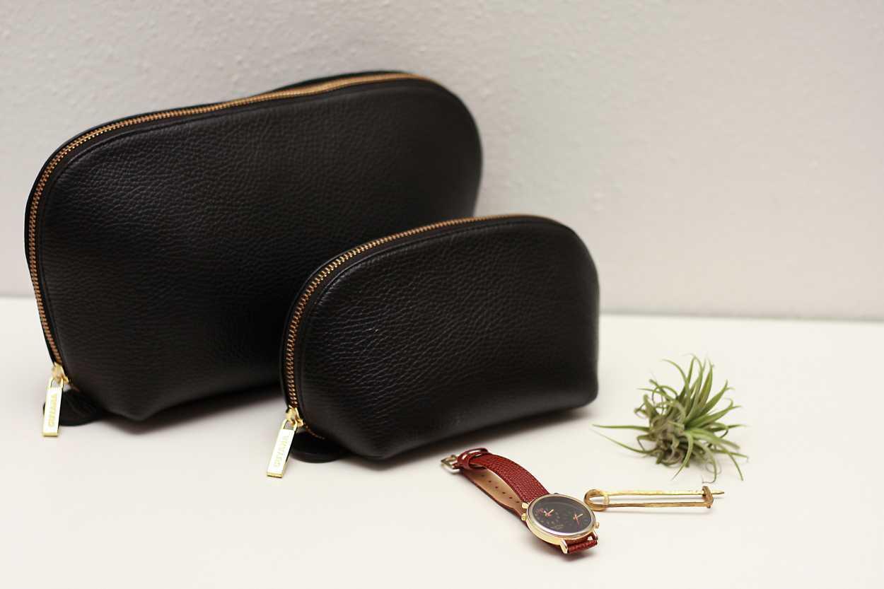 Cuyana Leather Travel Case Set Review | wayward