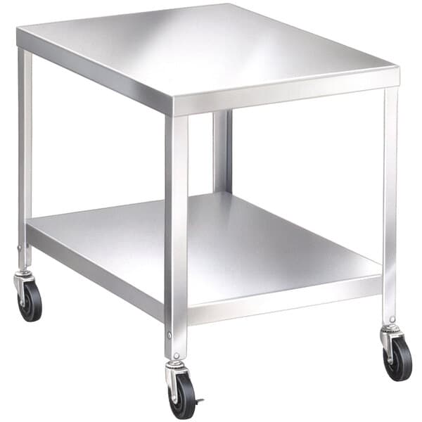 Lakeside 715 Stainless Steel Mobile Equipment Stand with Undershelf ...