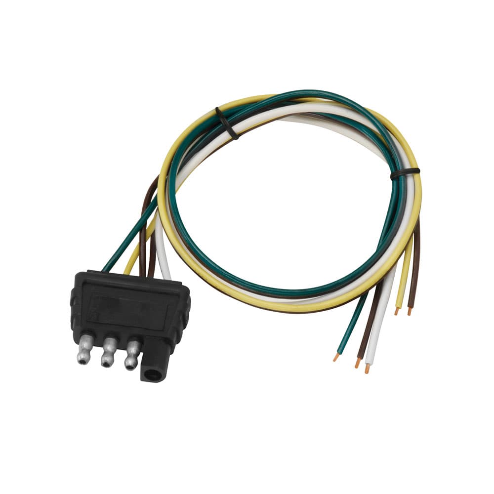 Wesbar | 002402 | Wiring Connector, 4-Way Flat Trailer End, 18 Inch ...