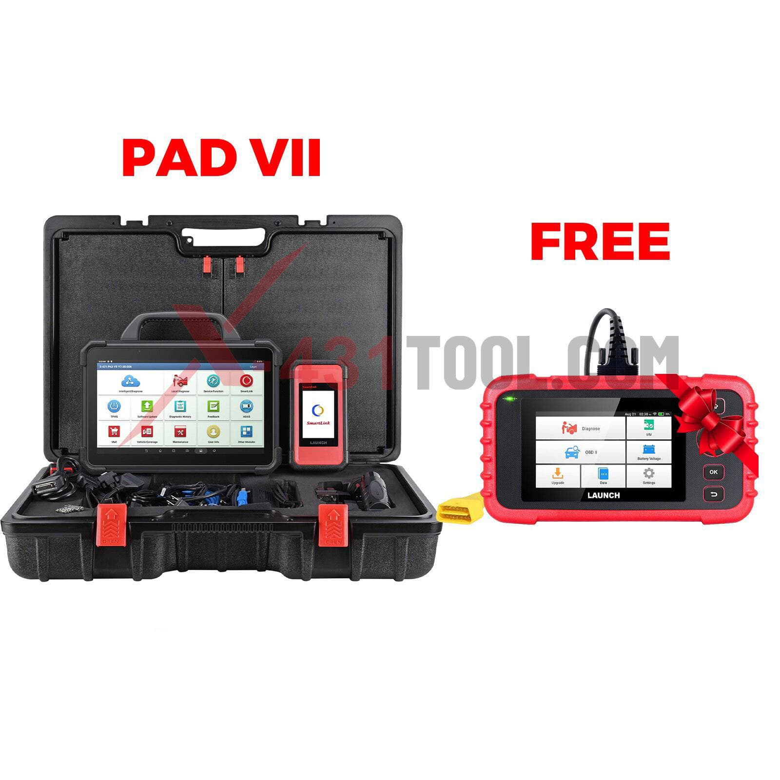 Launch X431 PAD VII Elite PAD 7 with Smartlink C VCI Automotive ...