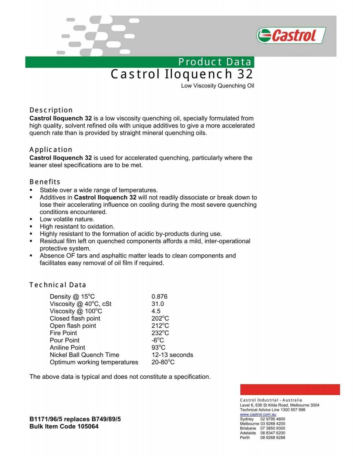 Castrol Iloquench 32