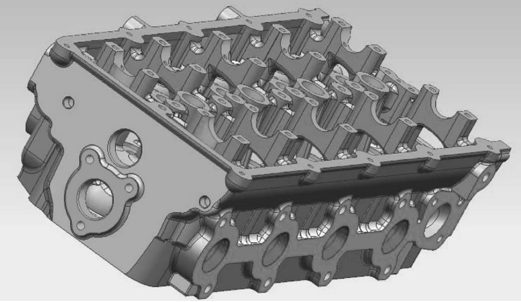 Cylinder Head Casting Process Design and Production Practice – ZHY Casting