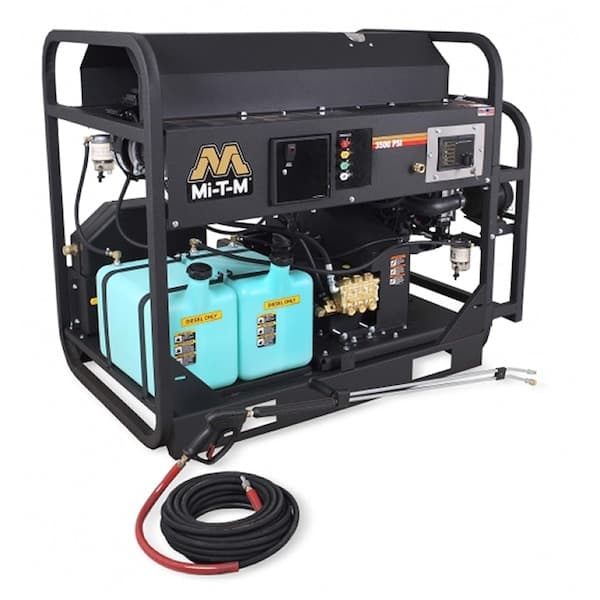 Mi-T-M Hot Water Diesel Pressure Washer, 3500 P HS-3505-0MDK | Zoro