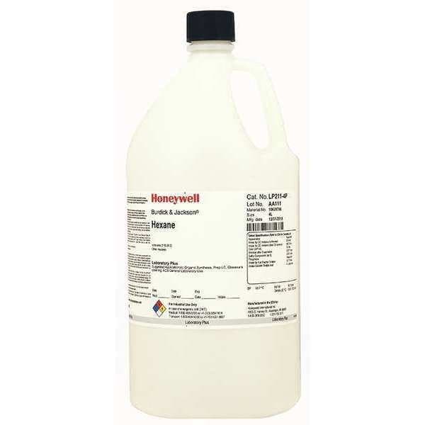 Honeywell Burdick & Jackson Hexane, CH3(CH2)4CH3, 86.18, 4L, PK4 LP211 ...