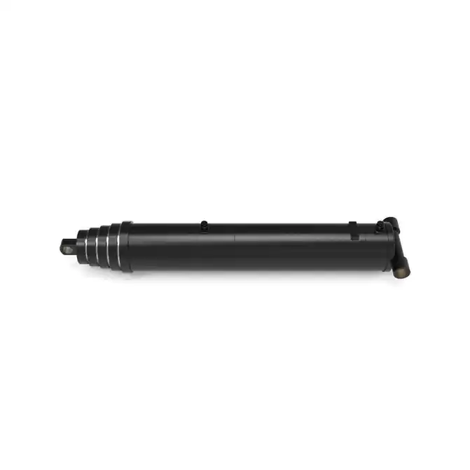 Parker 8.25" x 135" Pin Mount 4-Stage Hydraulic Telescopic Cylinder ...