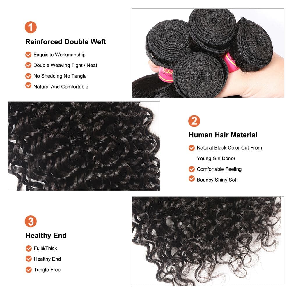 Nadula Cheap Brazilian Curly Virgin Hair Weave 1 Bundle Full Human Hair ...