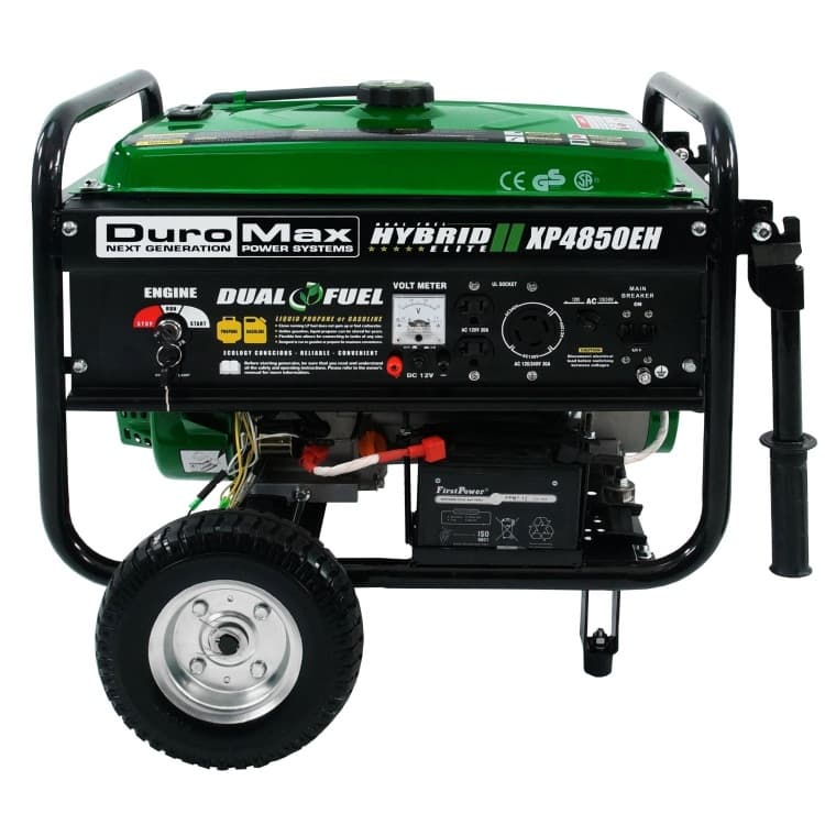 Generators: DuroMax XP4850EH Dual Fuel Propane/Gas Powered Portable ...