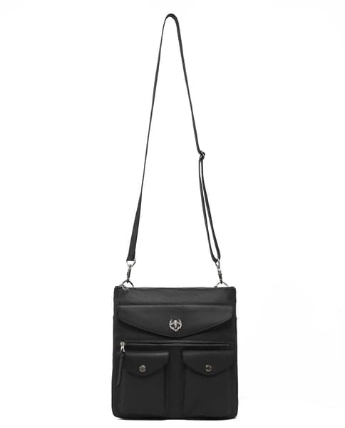 Rudsak Leather Messenger Bag - Black Messenger Bags, Bags - WRDSS20613 ...