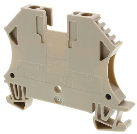 WDU 4 -1020100000 | Weidmuller Feed Through Terminal Block, WDU Series ...