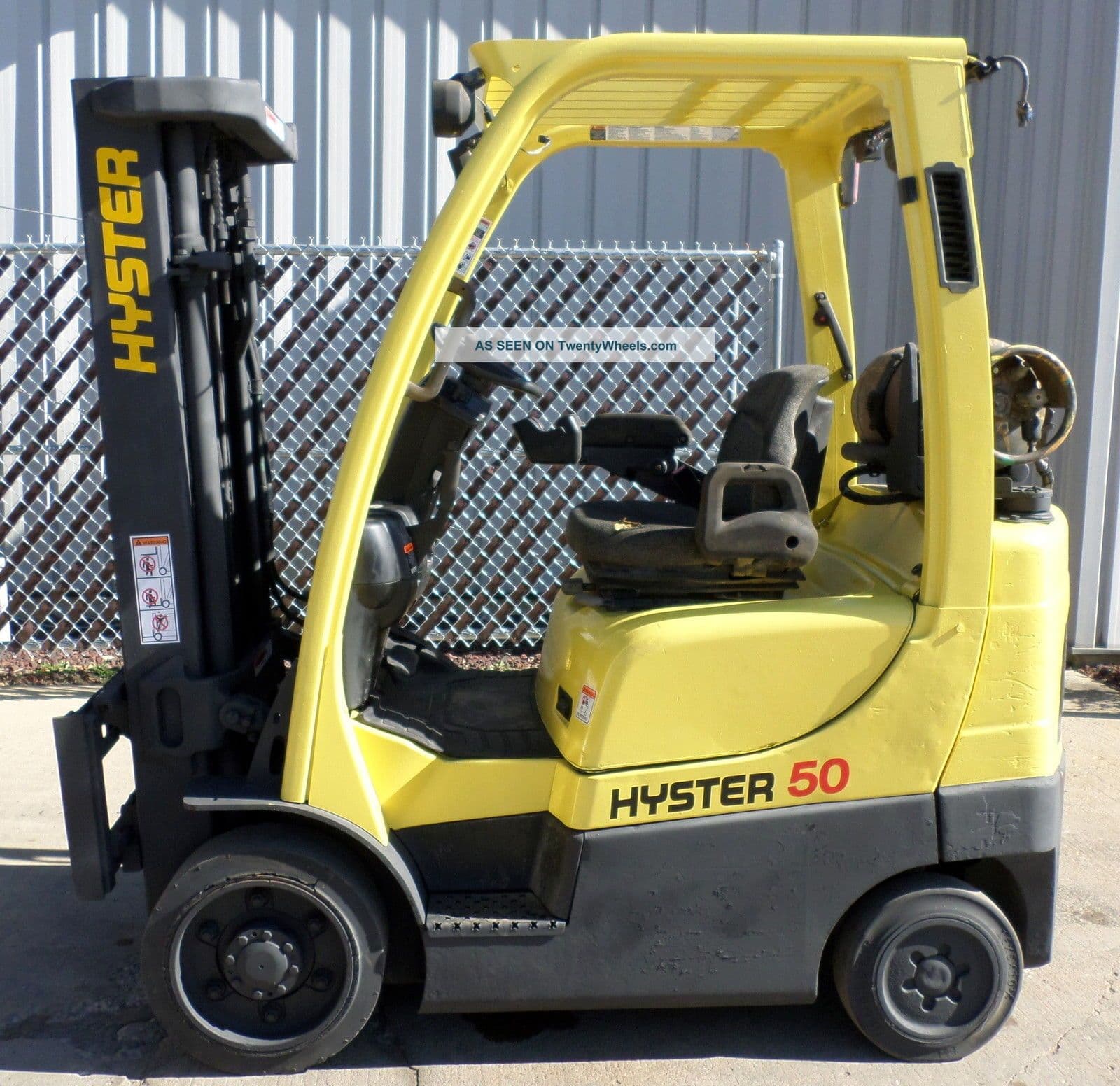 Hyster Model S50ft (2006) 5000lbs Capacity Great Lpg Cushion Tire Forklift