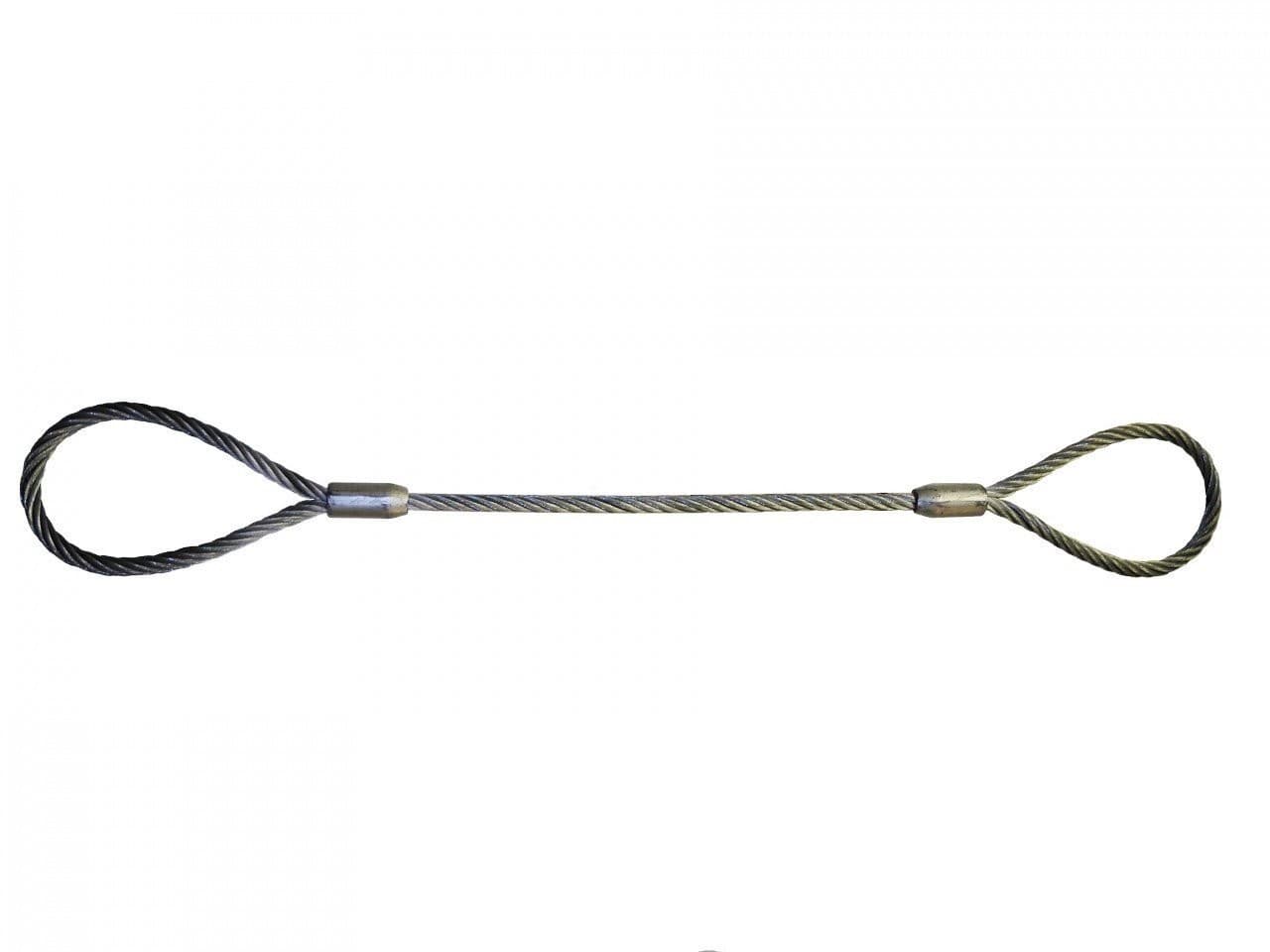Flemish eye Wire Rope Sling Wear Resistance Light Weight Corrosion ...