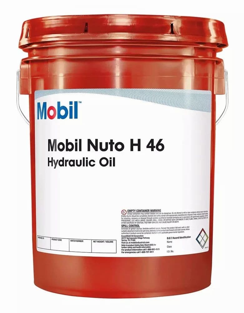 Mobil Nuto H 46 Hydraulic Oil (20 Ltr) at ₹ 7880.0 | Mobil Hydraulic ...