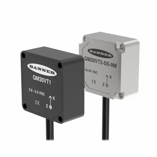 QM42VT2 Banner Temperature and Vibration Sensor, For Industrial, 10-30 ...