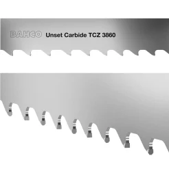 Metal Cutting Saws - BAHCO 3860 Unset Carbide TCZ Bandsaw Unset Carbide ...