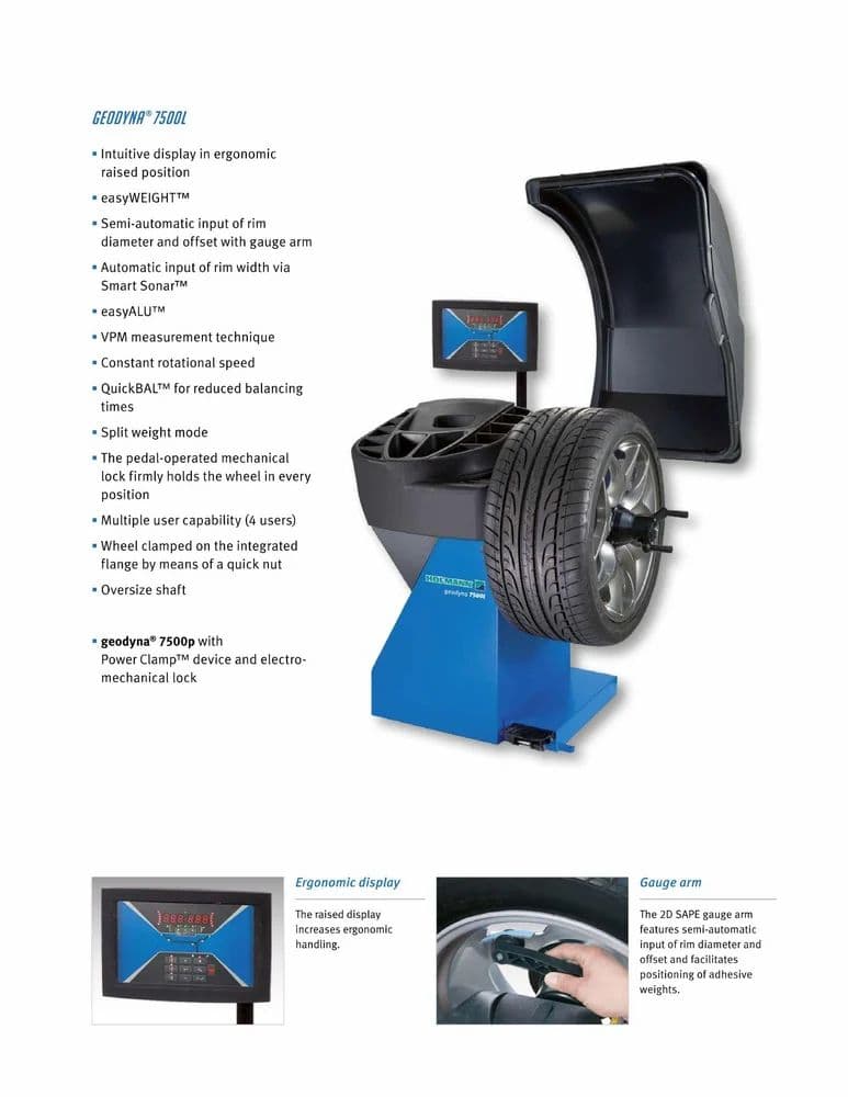 Hofmann GEODYNA® 7100 Wheel Balancer with Digital Display #EEWB761AE1