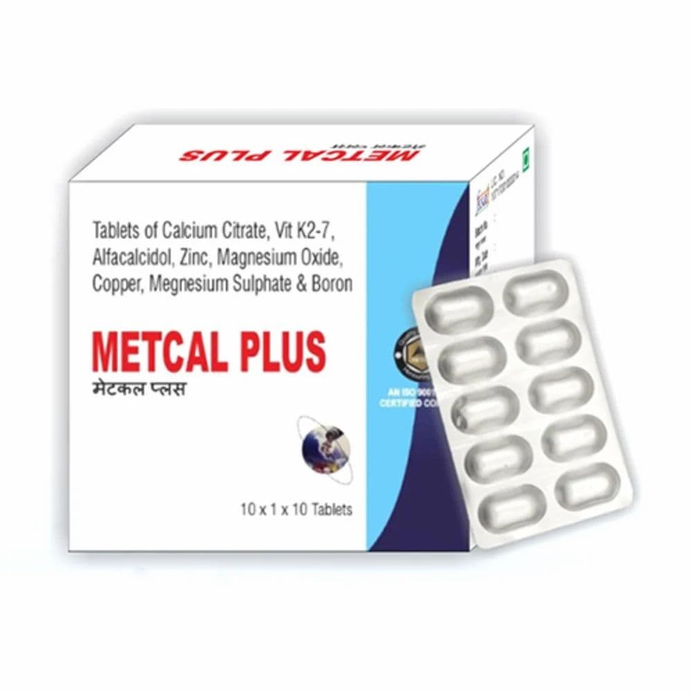 Metcal Plus Tablets at Rs 199/stripe in Ahmedabad | ID: 2854005640691