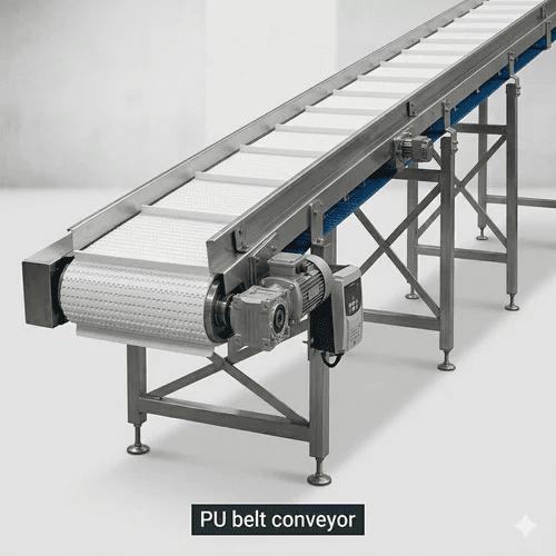 Pu Belt Conveyor For Food Processing (Endless, Flat) at ₹ 2200/piece in ...