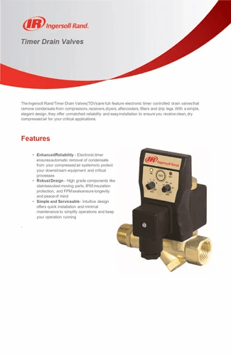 Ingersoll Rand EGD-100 Electronic Drain