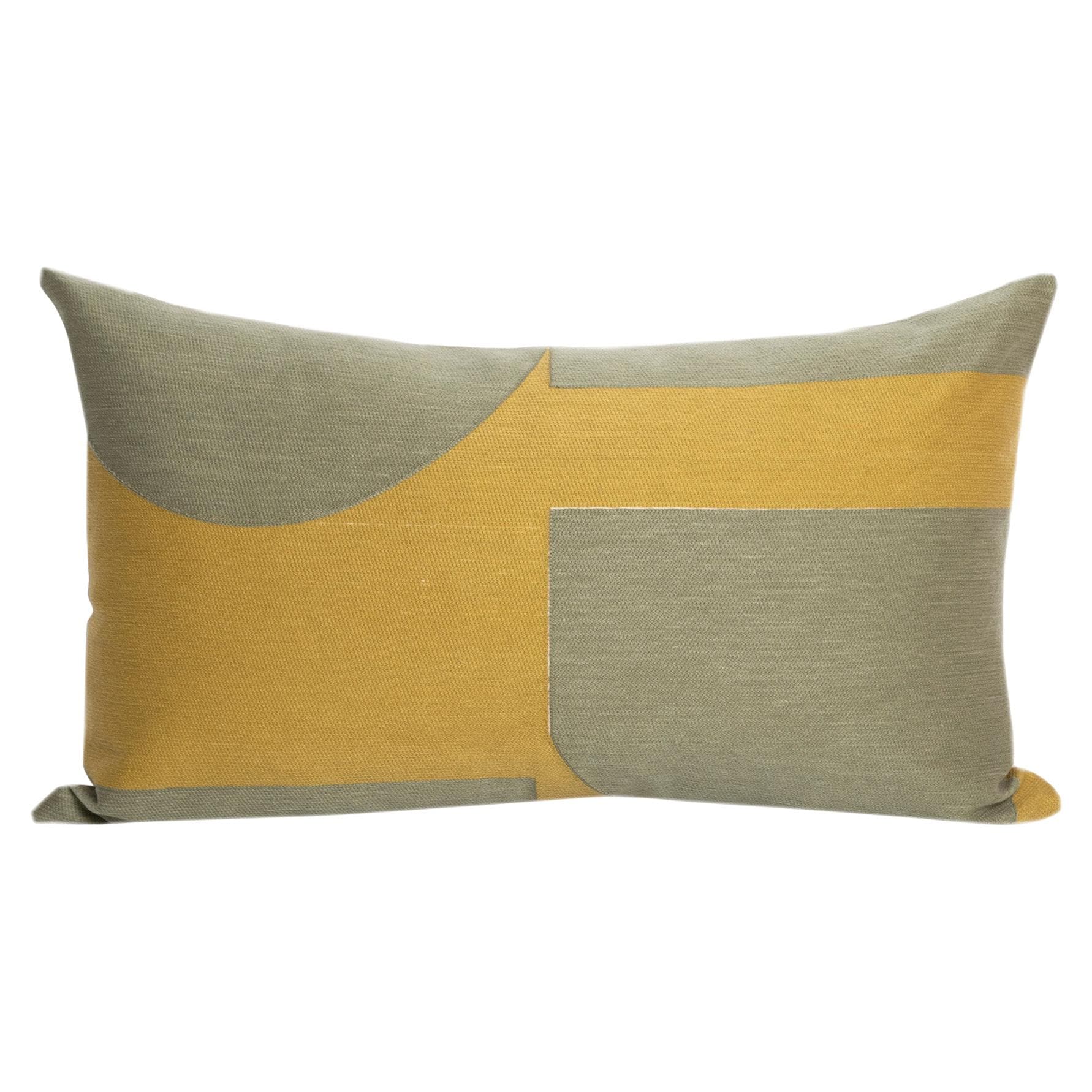 Coussin de coussin en coton brodé moderne représentant des poissons ...
