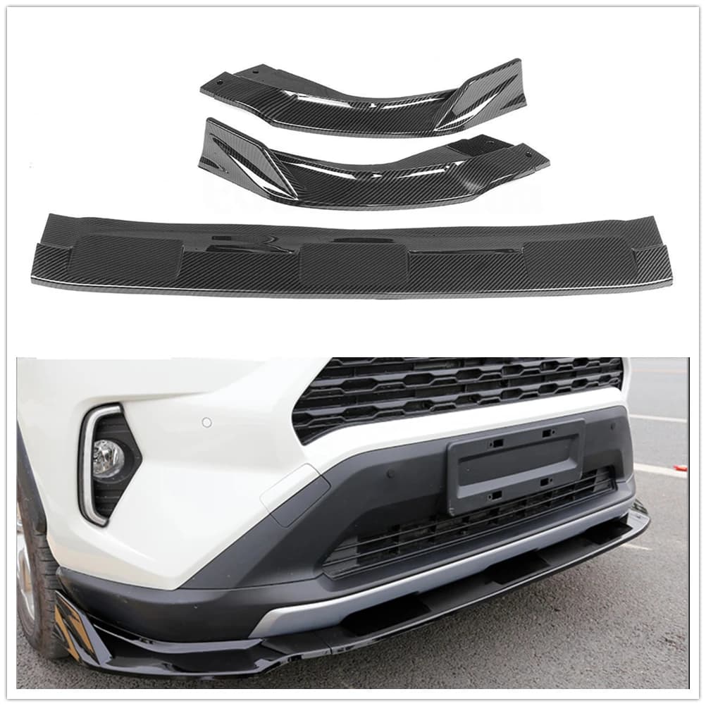 Front-Bumper-Spoiler-Lip-For-Toyota-RAV4-2019-2020-2021-2022-2023-ABS ...