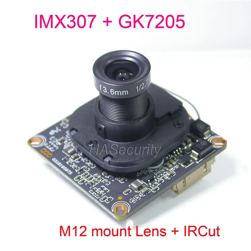 H.265 1/2.8" SONY STARVIS IMX307 CMOS image sensor + GK7205 IP camera ...